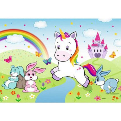 Ravensburger Puzzle Fairytale Unicorn 2x24pc-RB07828-8-Animal Kingdoms Toy Store