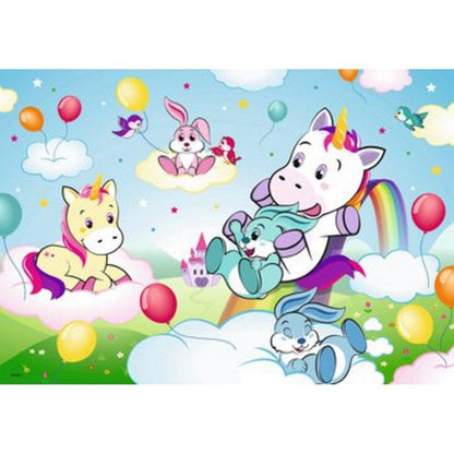 Ravensburger Puzzle Fairytale Unicorn 2x24pc-RB07828-8-Animal Kingdoms Toy Store