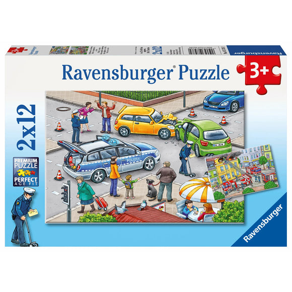 Ravensburger Blue Lights on the Way Puzzle 2x12pc