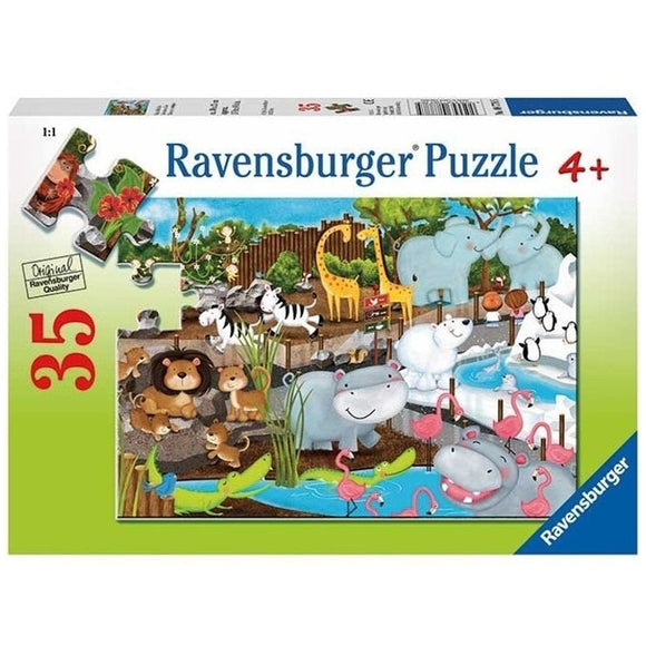 Ravensburger Day at the Zoo 35pc-RB08778-5-Animal Kingdoms Toy Store