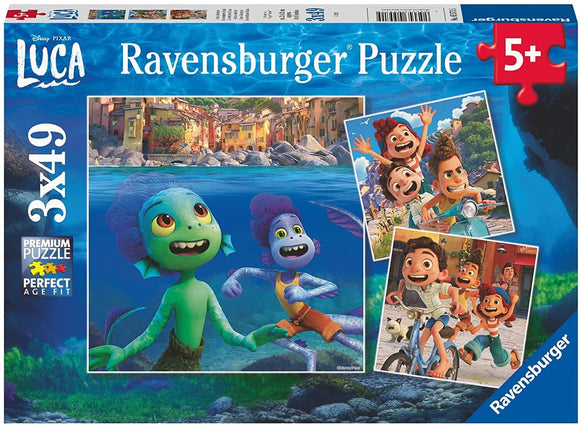 Ravensburger Disney Pixar Luca 3x49 piece Puzzles