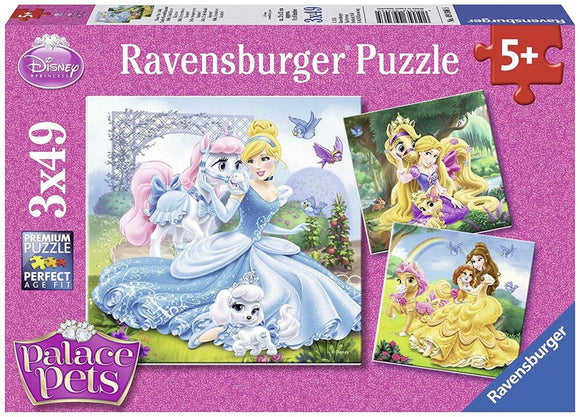 Ravensburger Disney Place Pets and Princess 3x49 puzzle