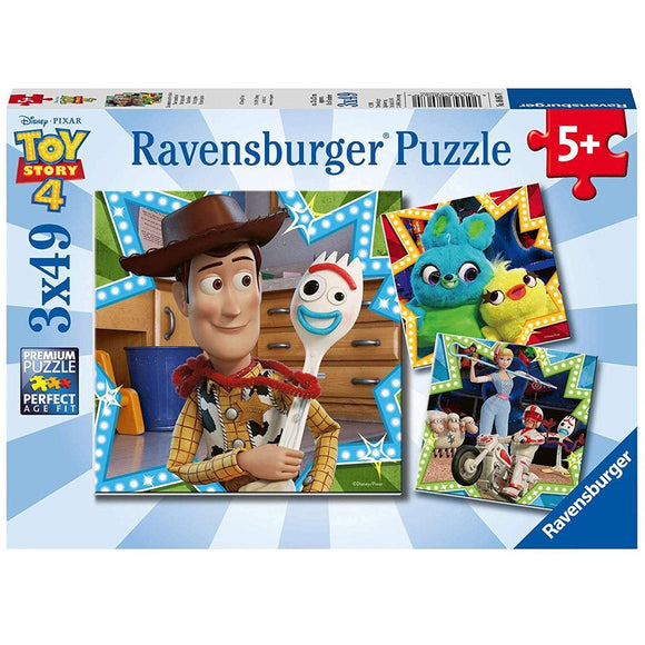 Ravensburger Disney Toy Story 4 Puzzle 3x49 pc-RB08067-0-Animal Kingdoms Toy Store