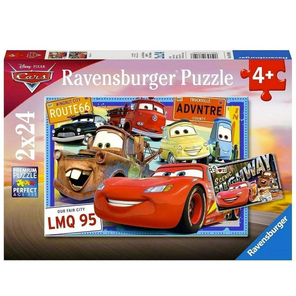 Ravensburger Disney Two Cars Puzzle 2x24pc-RB07819-6-Animal Kingdoms Toy Store