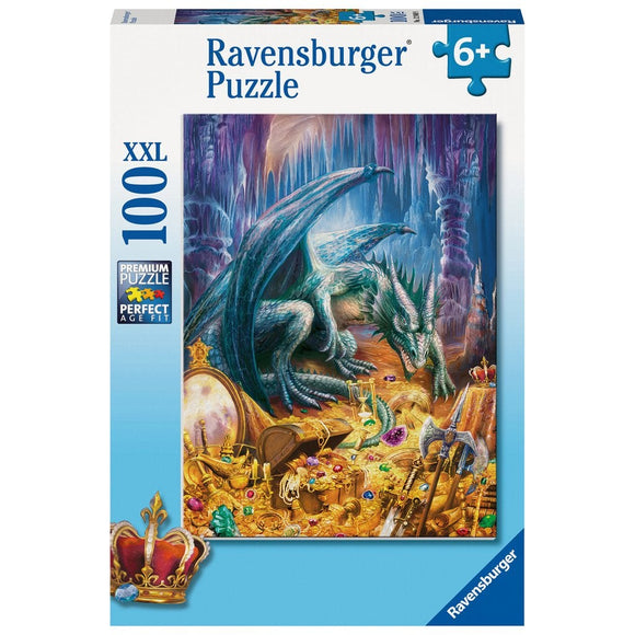 Ravensburger Dragons Treasure Puzzle 100pc-RB12940-9-Animal Kingdoms Toy Store