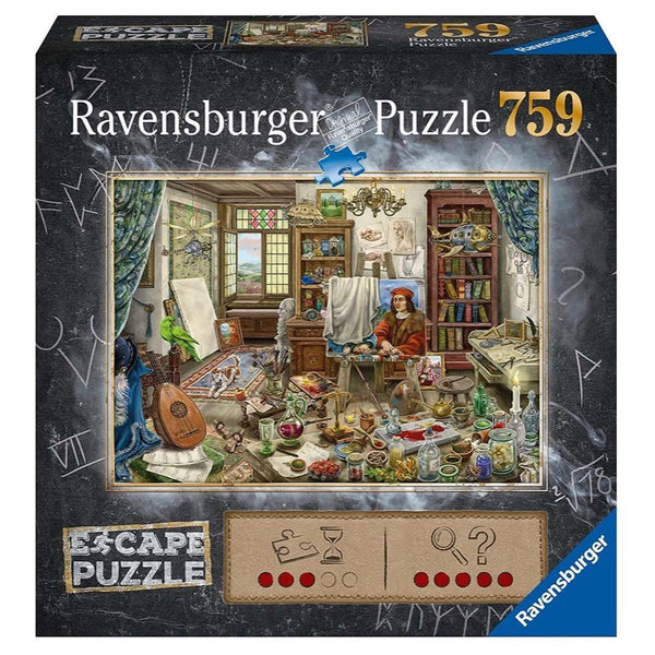 Ravensburger Escape 10 Artist's Studio Puzzle 759pc-RB16843-9-Animal Kingdoms Toy Store