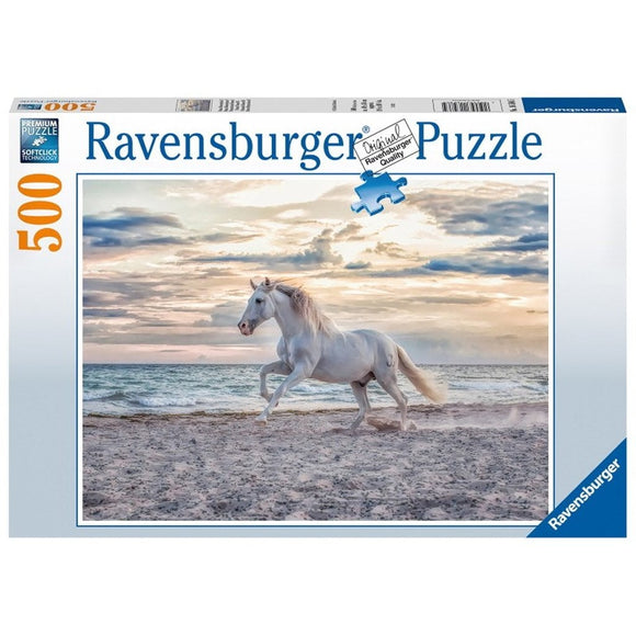 Ravensburger Evening Gallop 500pc-RB16586-5-Animal Kingdoms Toy Store