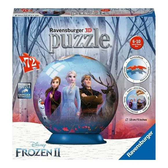 Ravensburger Frozen 2 3D Puzzleball 72pc-RB11142-8-Animal Kingdoms Toy Store