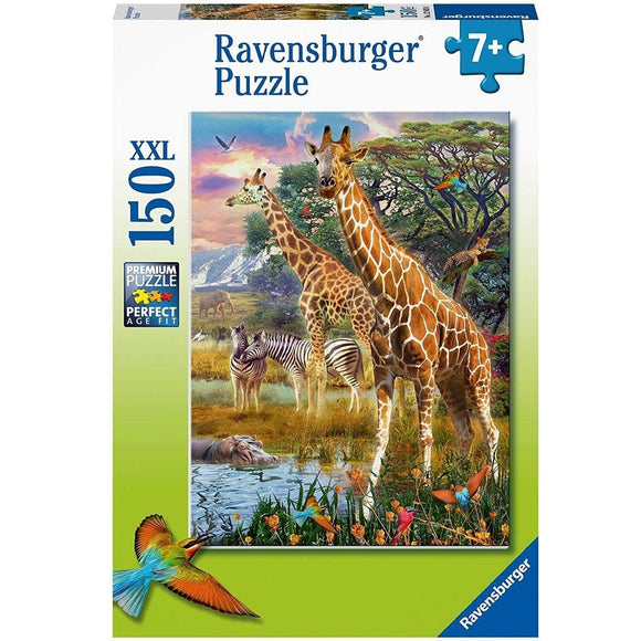 Ravensburger Giraffes in Africa 150 pc-RB12943-0-Animal Kingdoms Toy Store