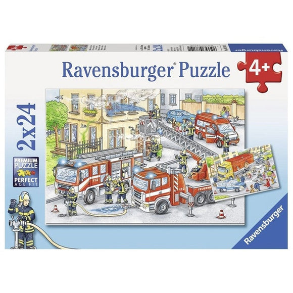 Ravensburger Heroes in Action Puzzle 2x24pc-RB07814-1-Animal Kingdoms Toy Store