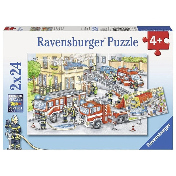 Ravensburger Heroes in Action Puzzle 2x24pc-RB07814-1-Animal Kingdoms Toy Store