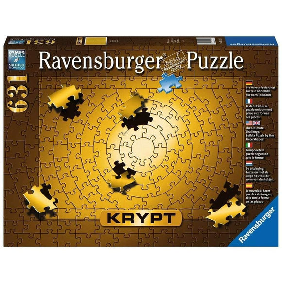 Ravensburger KRYPT Gold Spiral Puzzle 631pc-RB15152-3-Animal Kingdoms Toy Store