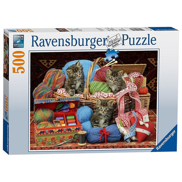 Ravensburger Knitters Delight Puzzle 500pc-RB14785-4-Animal Kingdoms Toy Store