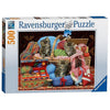 Ravensburger Knitters Delight Puzzle 500pc-RB14785-4-Animal Kingdoms Toy Store