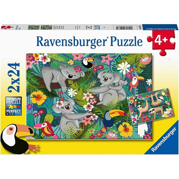Ravensburger Koalas and Sloths 2x24pc-RB05183-0-Animal Kingdoms Toy Store