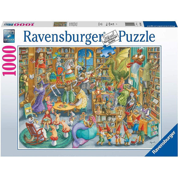 Ravensburger Midnight at the Library 1000pc-RB16455-4-Animal Kingdoms Toy Store