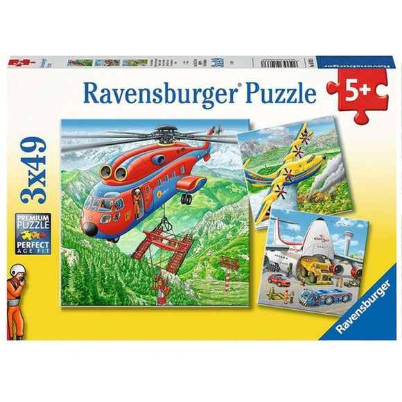 Ravensburger Above the Clouds Puzzle 3x49pc-RB05033-8-Animal Kingdoms Toy Store