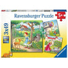 Ravensburger Rapunzel Riding Hood and Frog 3x49pc-RB08051-9-Animal Kingdoms Toy Store