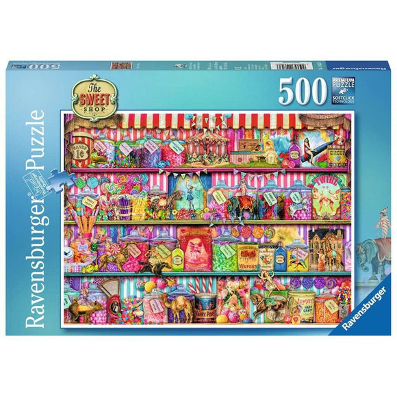 Ravensburger The Sweet Shop Puzzle 500pc-RB14653-6-Animal Kingdoms Toy Store