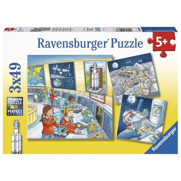 Ravensburger Tom & Mia go on a Space Mission Puzzle 3x49 pc-RB05088-8-Animal Kingdoms Toy Store