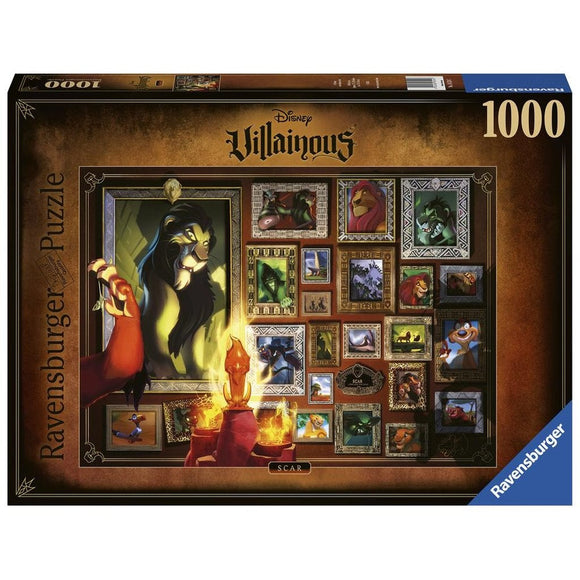 Ravensburger Villainous: Scar 1000pc-RB16524-7-Animal Kingdoms Toy Store