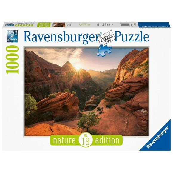 Ravensburger Zion Canyon Nature Puzzle 1000pc-RB16754-8-Animal Kingdoms Toy Store