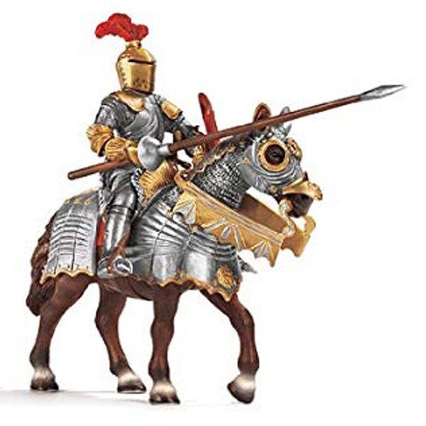 Schleich Knight with Lance on Horseback-70017-Animal Kingdoms Toy Store