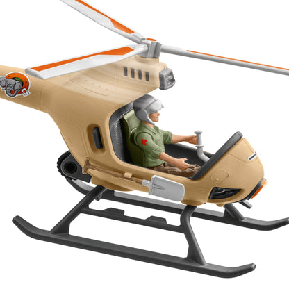 Schleich Animal Rescue Helicopter-42476-Animal Kingdoms Toy Store