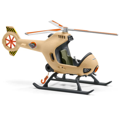 Schleich Animal Rescue Helicopter-42476-Animal Kingdoms Toy Store