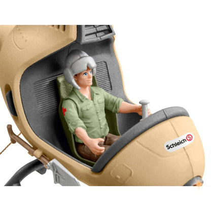 Schleich Animal Rescue Helicopter-42476-Animal Kingdoms Toy Store