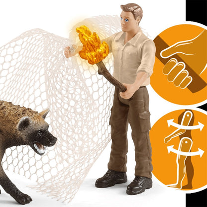 Schleich Attack Of The Hyena-42504-Animal Kingdoms Toy Store
