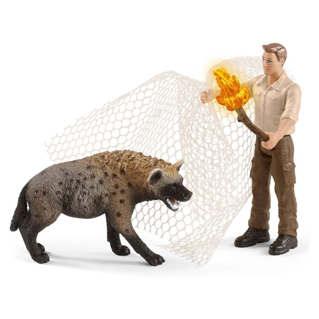 Schleich Attack Of The Hyena-42504-Animal Kingdoms Toy Store