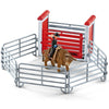 Schleich Bull Riding with Cowboy-41419-Animal Kingdoms Toy Store