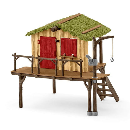 Schleich Croco Jungle Research Station-42350-Animal Kingdoms Toy Store