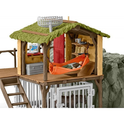 Schleich Croco Jungle Research Station-42350-Animal Kingdoms Toy Store