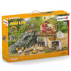 Schleich Croco Jungle Research Station-42350-Animal Kingdoms Toy Store