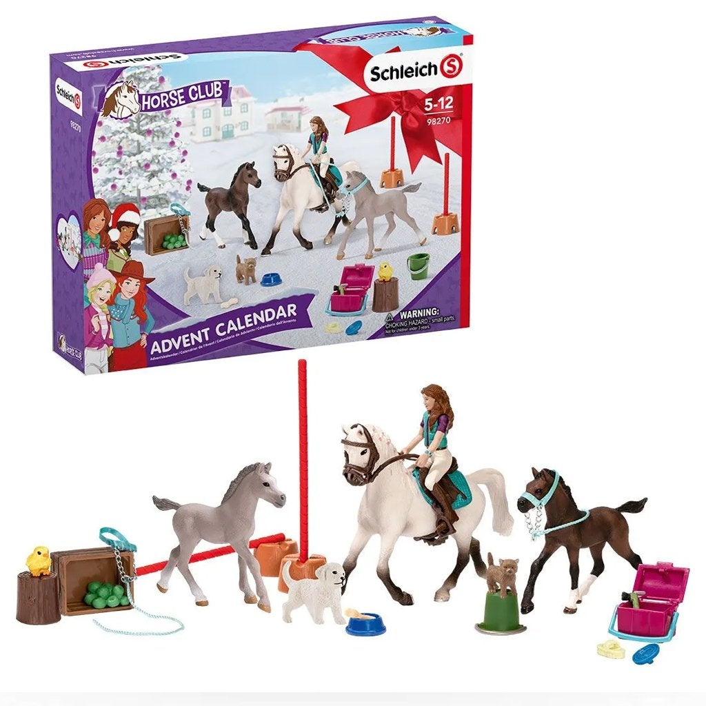 Schleich Advent Calendar Horse Club 2021-98270-Animal Kingdoms Toy Store