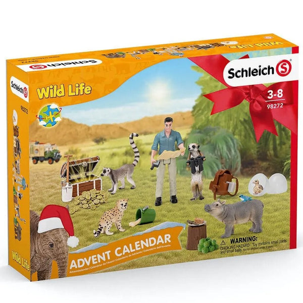 Schleich Advent Calendar Wild Life 2021-98272-Animal Kingdoms Toy Store