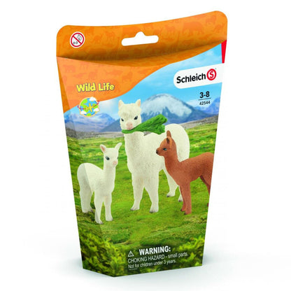 Schleich Alpaca Family-42544-Animal Kingdoms Toy Store