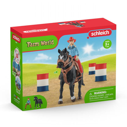 Schleich Barrel Racing Fun Cowgirl