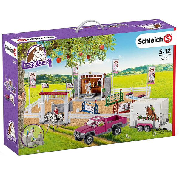 Schleich Big Horse Show with Pick up and Horse Box-72105-Animal Kingdoms Toy Store