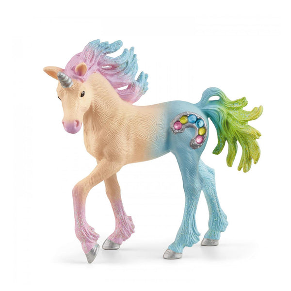 Schleich Candy Unicorn Foal-70724-Animal Kingdoms Toy Store
