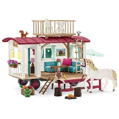 Schleich Caravan For Secret Club Meetings-42415-Animal Kingdoms Toy Store