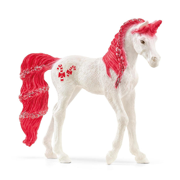 Schleich Candy Cane Unicorn Exclusive-70729-Animal Kingdoms Toy Store