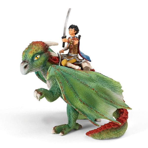 Schleich Dragon Rider Kishay and Nugur-70447-Animal Kingdoms Toy Store