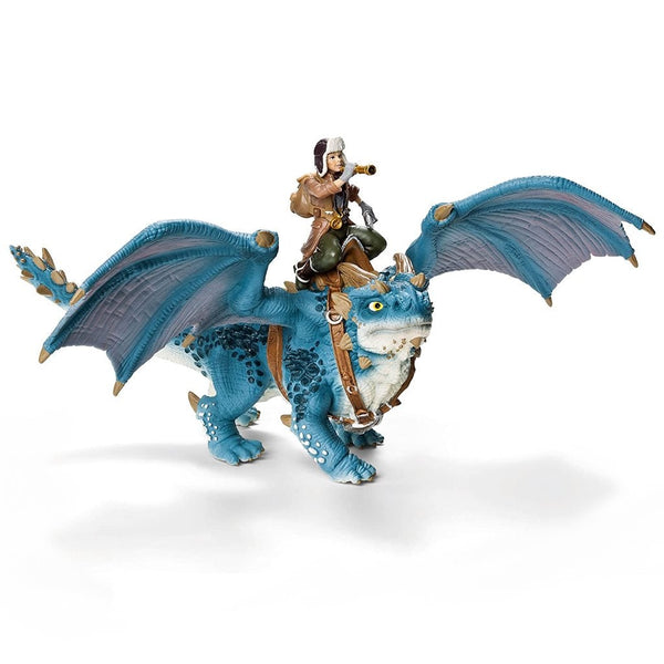 Schleich Dragon Rider Shansy-70445-Animal Kingdoms Toy Store