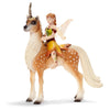 Schleich Female Elf on Forest Unicorn-70460-Animal Kingdoms Toy Store