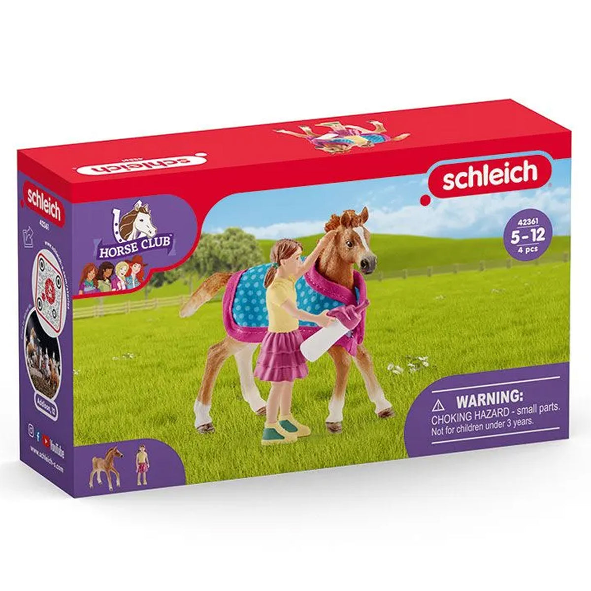 Schleich Foal with Blanket