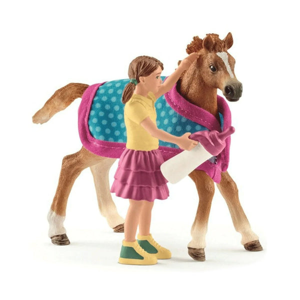 Schleich Foal with Blanket - Damaged Box