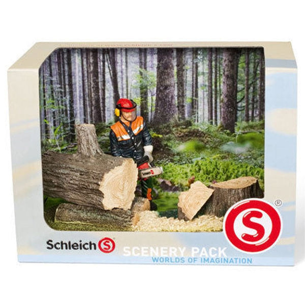 Schleich Forestry Scenery Pack-41806-Animal Kingdoms Toy Store